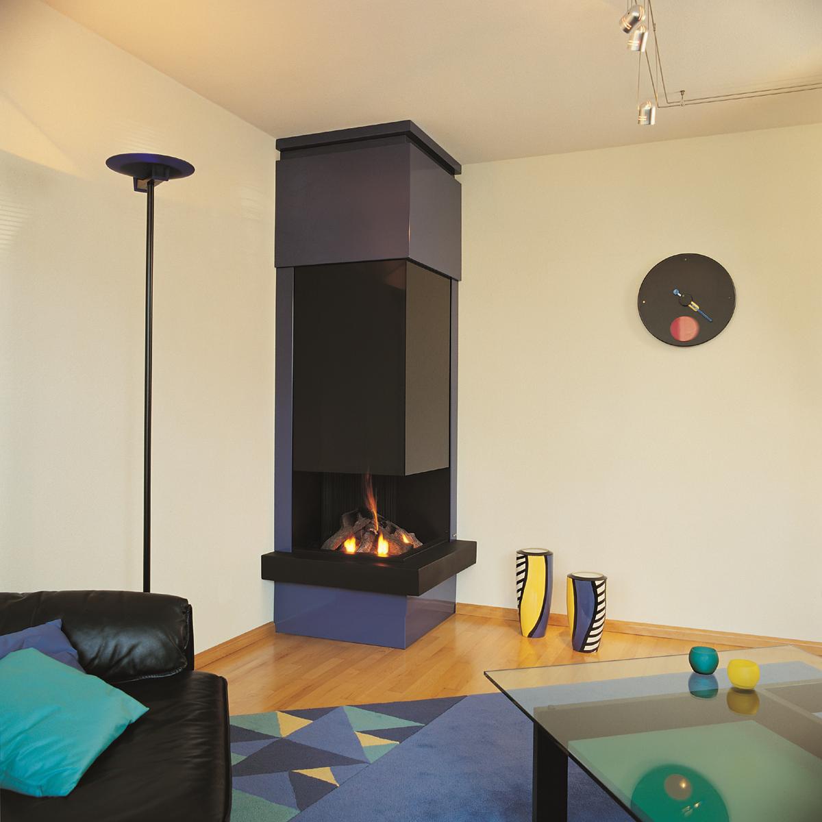 Угловой дровяной камин Boley 70R купить в Санкт-Петербурге