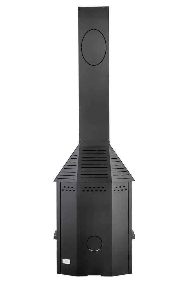 Камин пристенно-угловой компакт черный EcoKamin Мюнхен PKN174К