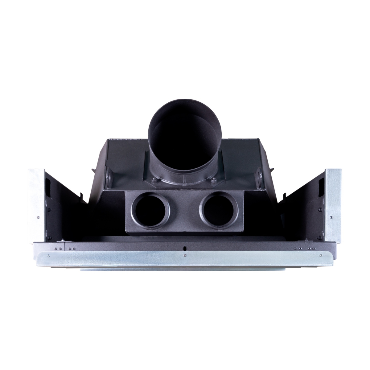 Каминная топка с черным шамотом и футеровкой Экокамин Вега 1000KB