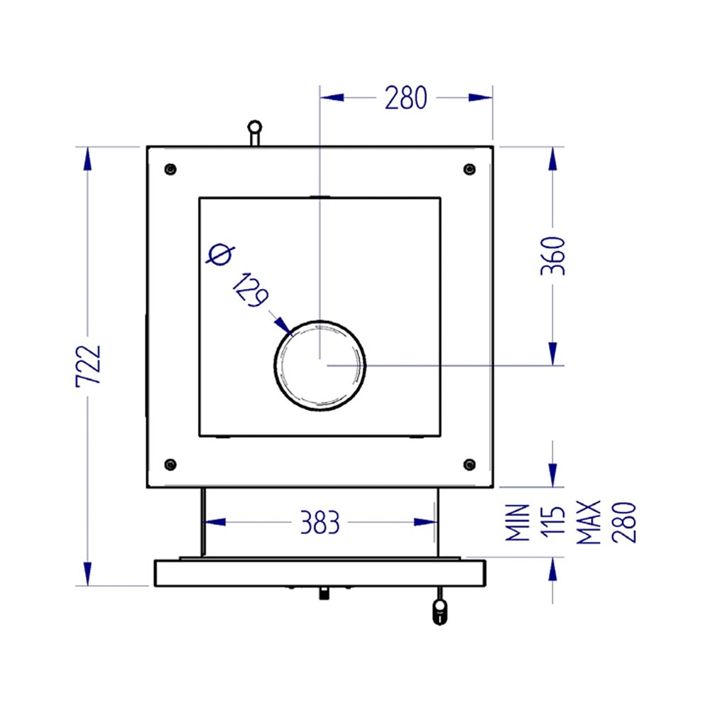 Печь банная дровяная с облицовкой из талькомагнезита Klover RT 20-RV Истеблишмент 310S