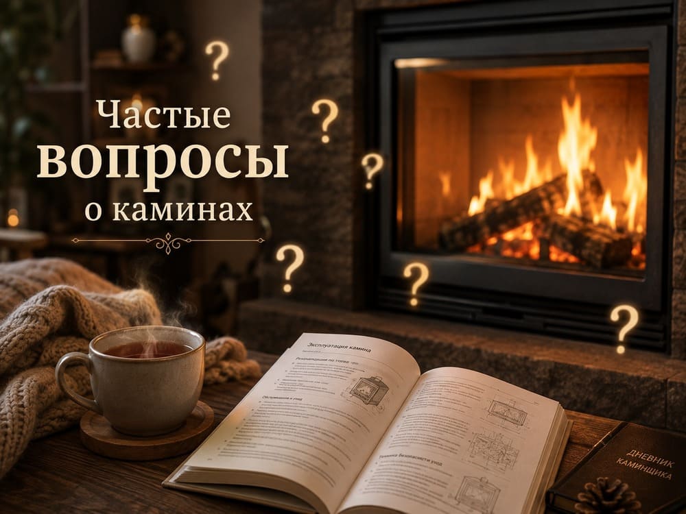 Частые вопросы о каминах