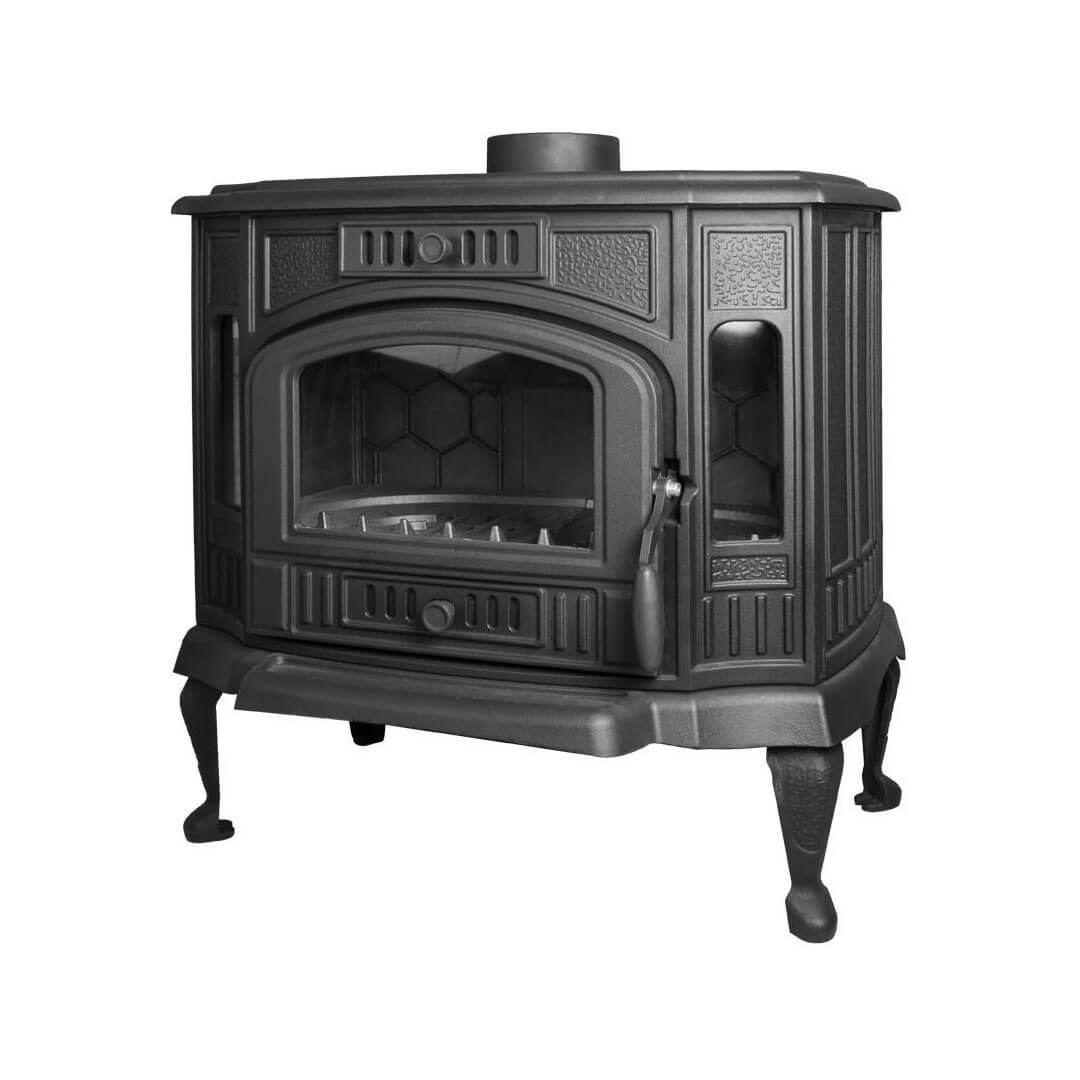 Печь-камин чугунная пристенная Рубцовск ПМЧ-9АС