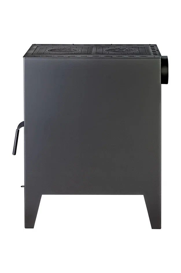 Печь-камин пристенная с варочной плитой ЭкоКамин Деревенька 25636