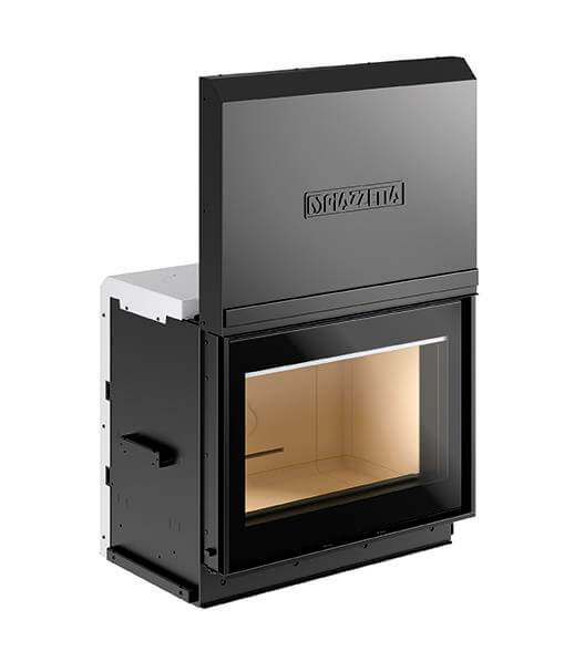 Топка каминная закрытая с прямым стеклом и подъемной дверцей Piazzetta MC 70/51SL P04815100 купить в Санкт-Петербурге