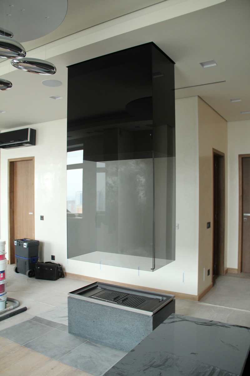 Биокамин центральный трехсторонний Boley 73BR