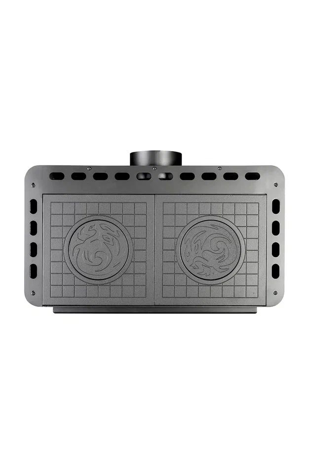 Печь-камин отопительно-варочная с плитой EcoKamin Бавария Эко PK168M