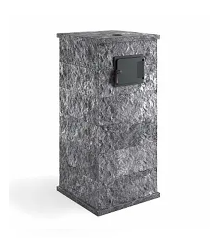 Печь для бани дровяная с облицовкой талькомагнезит Klover KLV RT 50-RV купить в Санкт-Петербурге