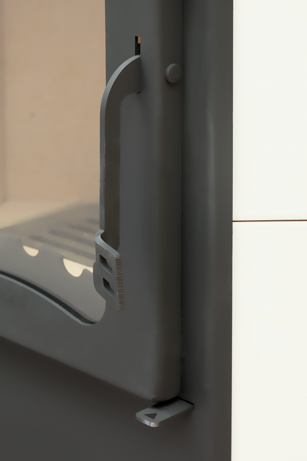 Печь-камин угловая с плитой Экокамин Бавария PK166M