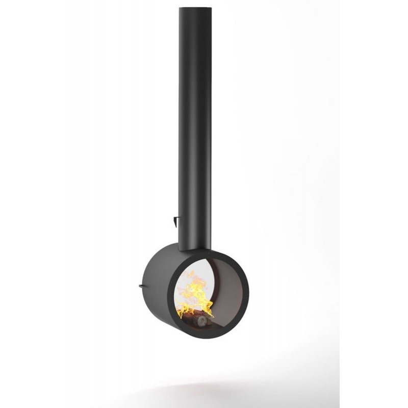 Камин двусторонний с защитными стёклами OpenFire Ring