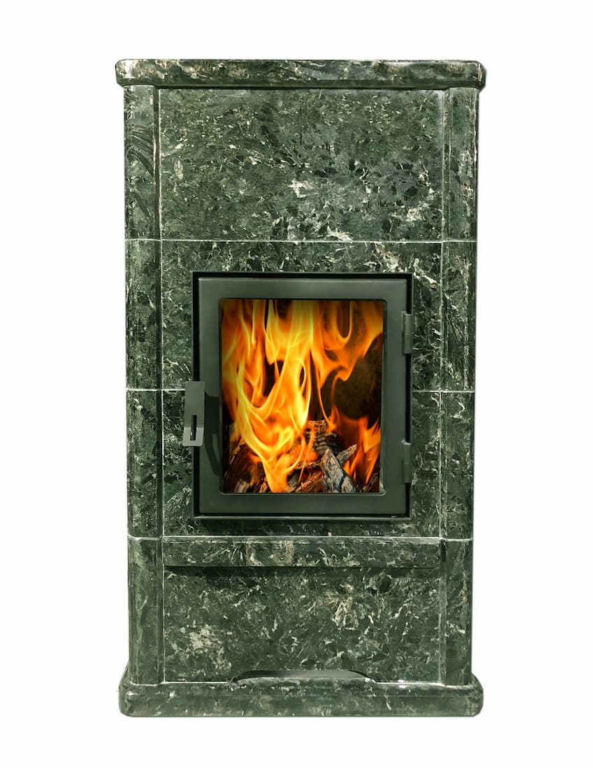 Печь-камин теплонакопительная пристенный Talkorus Карелочка RS LUX купить в Санкт-Петербурге