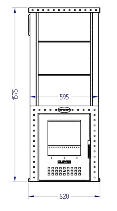 Печь для бани дровяная с облицовкой серпентинит Klover RT 35-RVs 310S
