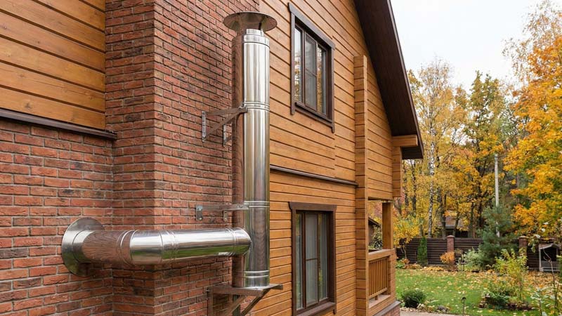 Дымоход через стену
