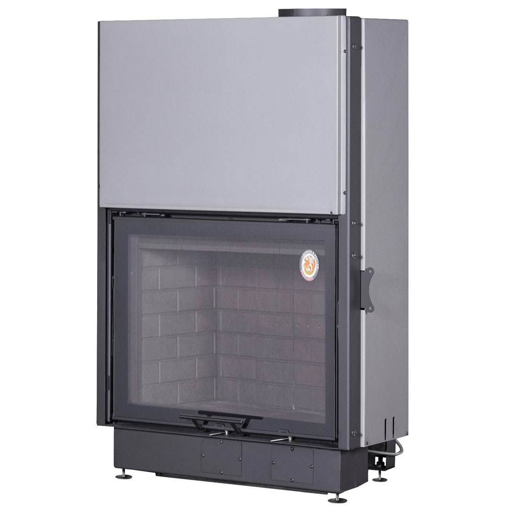 Каминная топка пристенная с системой чистого стекла EcoKamin Вега 800 купить в Санкт-Петербурге