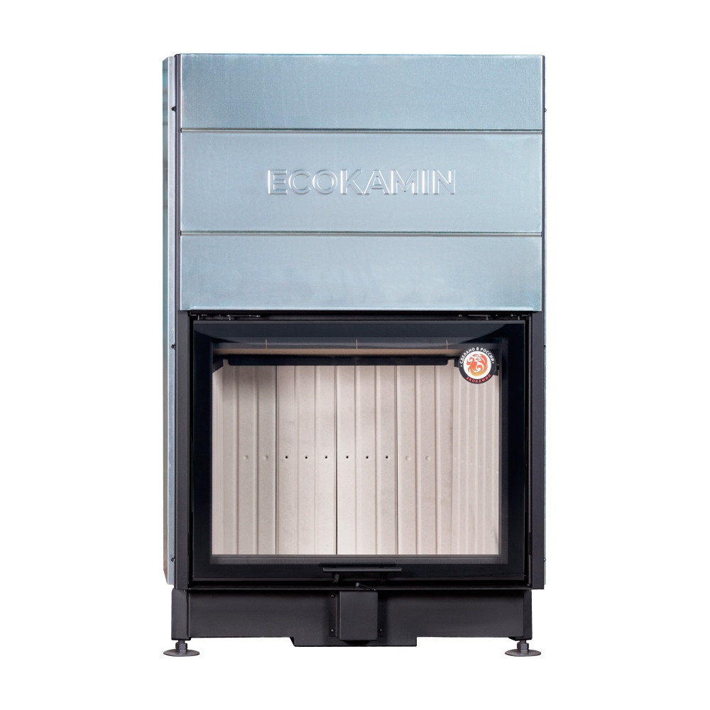 Каминная топка с подовым горением и принтингом Экокамин Вега 1000MP