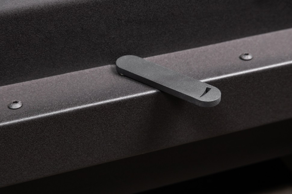 Каминная топка с тремя стеклами и черным шамотом Экокамин Альфа 700