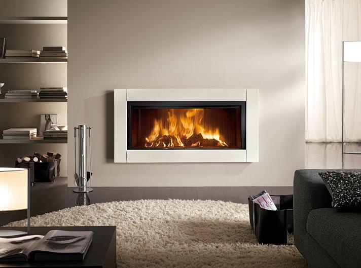 Каминная топка с прямым стеклом и боковым открыванием Piazzetta MC 120/48 P04804800