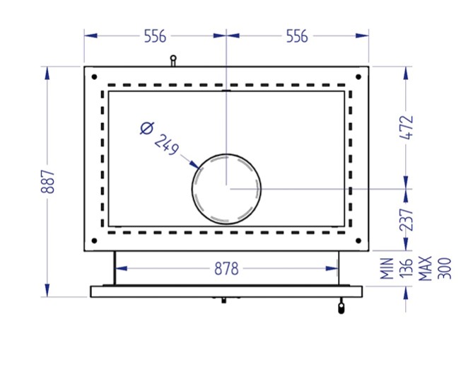 Печь для бани дровяная с облицовкой серпентинит Klover KLV RT 100-RVs
