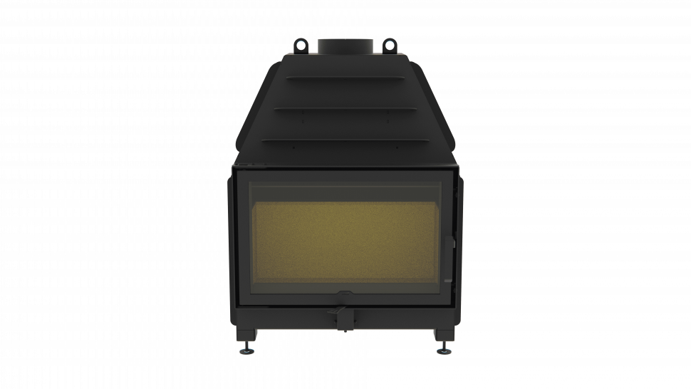 Каминная топка пристенная с подовым горением и системой чистое стекло ESMA Elementa 1С 70/45