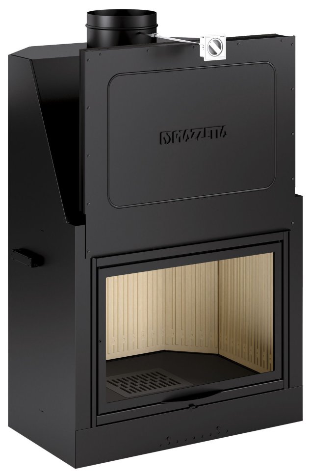 Каминная топка с прямым стеклом и подъемной дверцей Piazzetta MA 261 SL P04122510 купить в Санкт-Петербурге