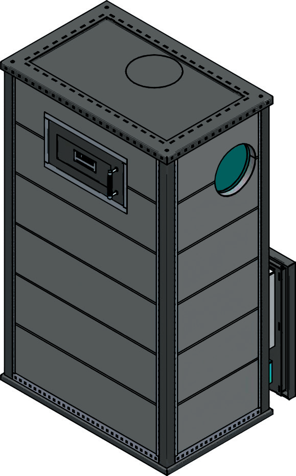 Печь банная дровяная с облицовкой серпентинит Klover RT 100-RVs