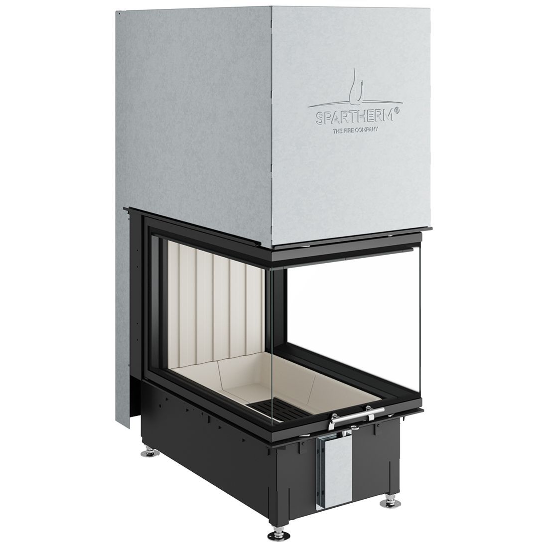 Каминная топка закрытая с трехсторонним стеклом и подъемной дверцей Spartherm Arte U70H Linear 4S