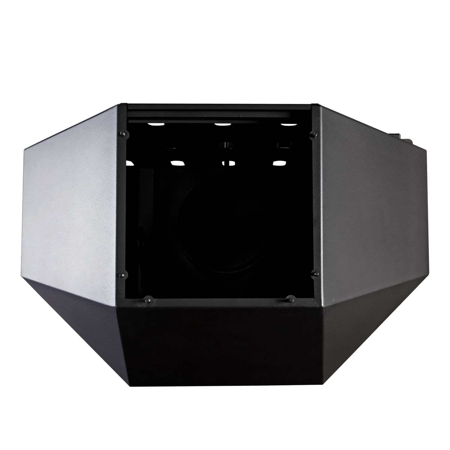 Камин пристенный черный Экокамин Мюнхен Гигант PKN194