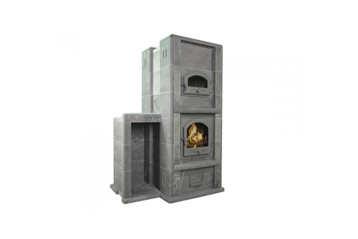 Печь-камин теплонакопительная пристенный Talkorus Karhu 2DT 46307 купить в Санкт-Петербурге