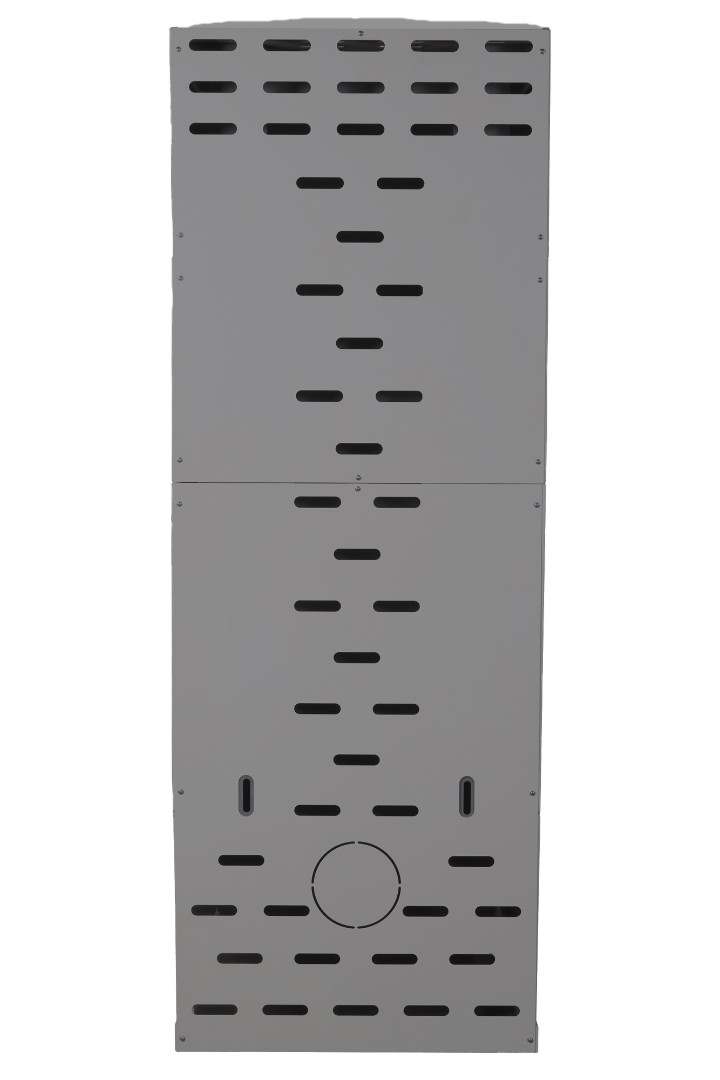 Камин пристенный графит с белым шамотом ЭкоКамин Родос 900 KRN900GW