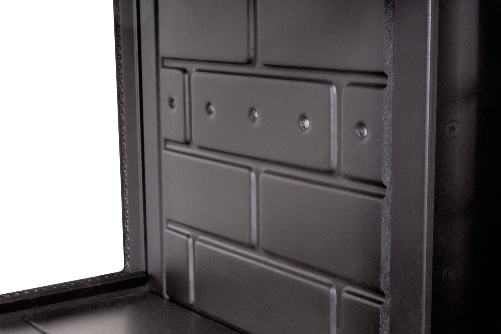 Каминная топка туннельная с черным шамотом EcoKamin Вега 1000TB