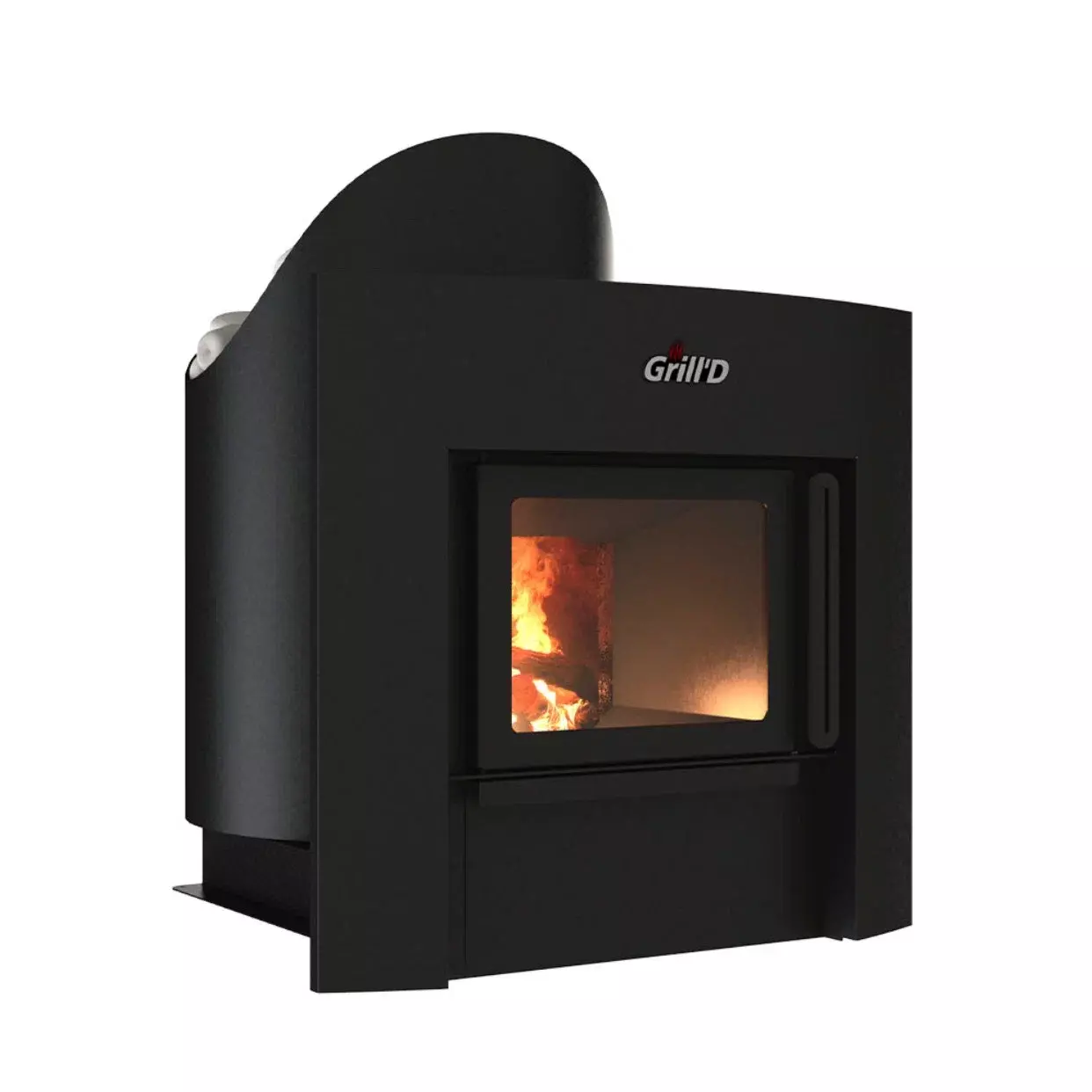 Дровяная банная печь Grill'D Aurora 180 Window (дверца со стеклом)
