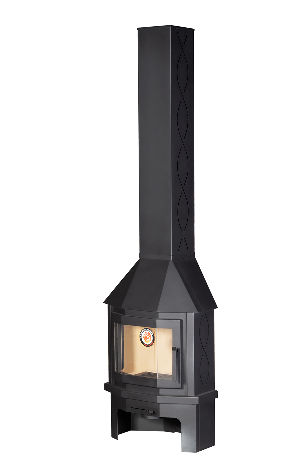 Камин пристенно-угловой компакт черный EcoKamin Мюнхен PKN174К купить в Санкт-Петербурге