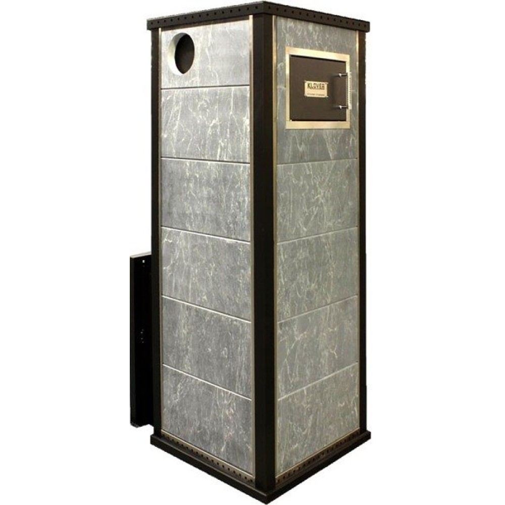 Печь для бани дровяная с облицовкой талькомагнезит Klover RT 50-RV