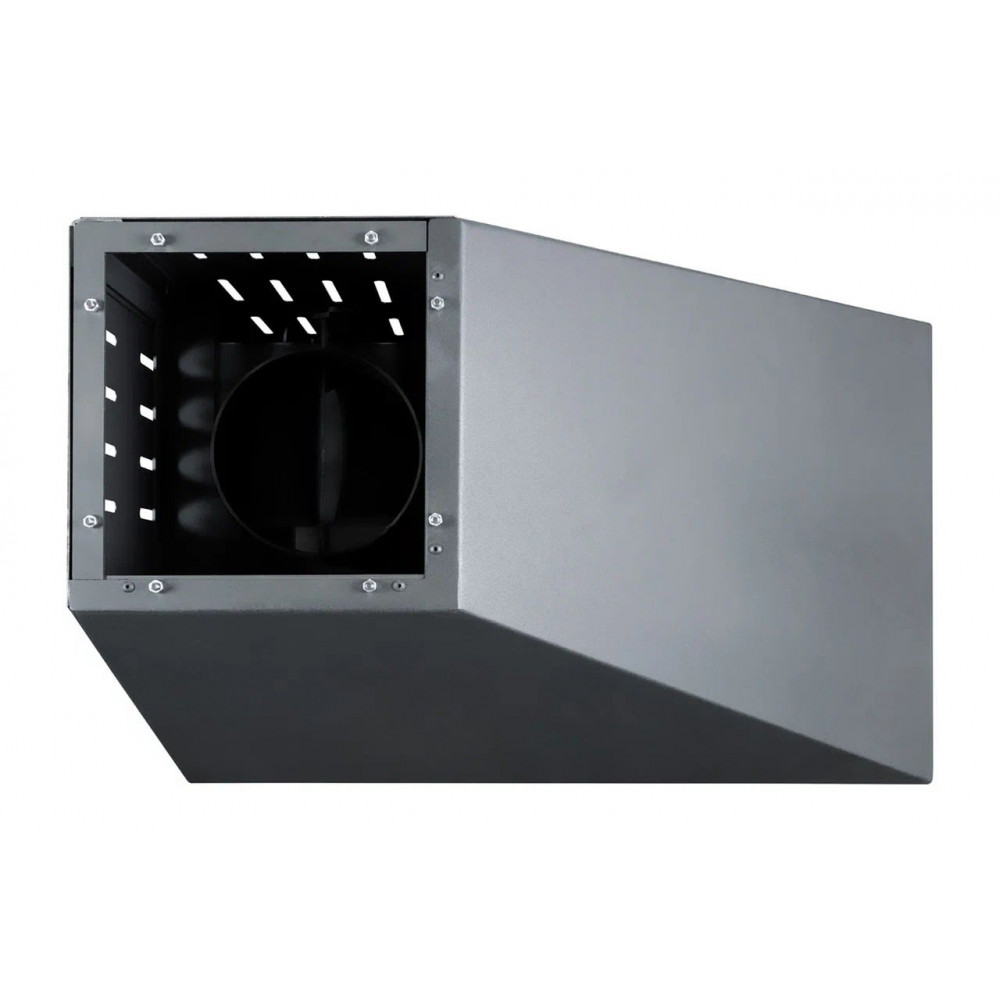 Печь-камин угловой черный с шамотом Экокамин Прага KP196R