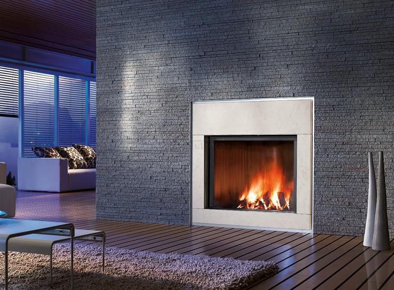 Каминная топка с прямым стеклом и подъемной дверцей Piazzetta ME 70 P04907000