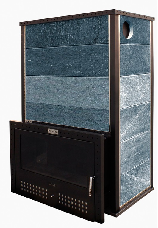 Печь банная с облицовкой талькомагнезит Klover KLV RT 100-RV 310S