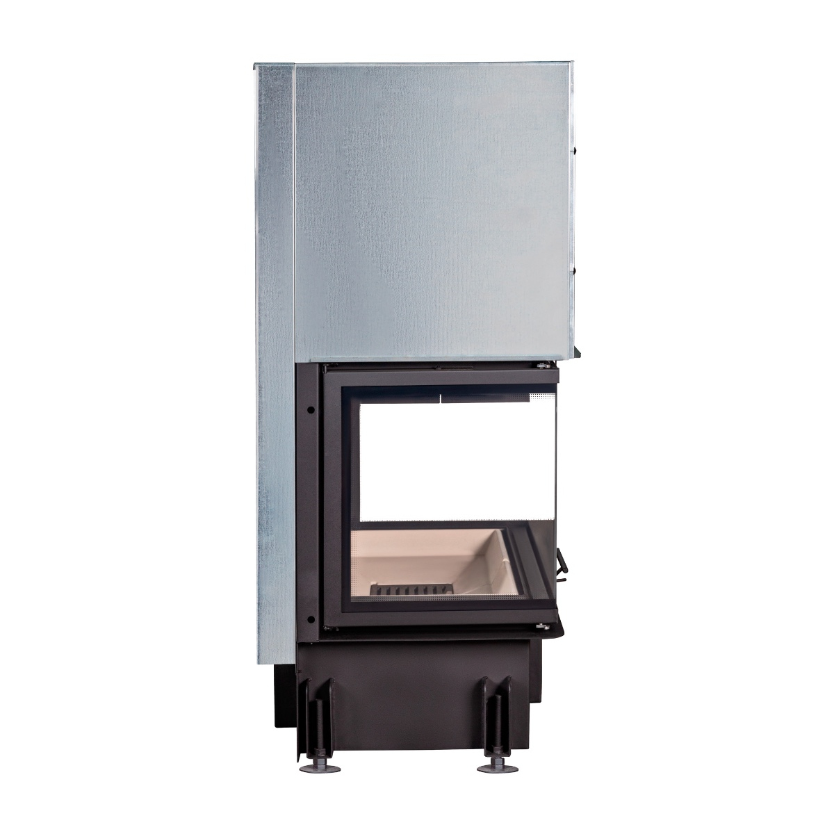 Топка каминная трехсторонняя с принтингом Экокамин Дельта 800PV