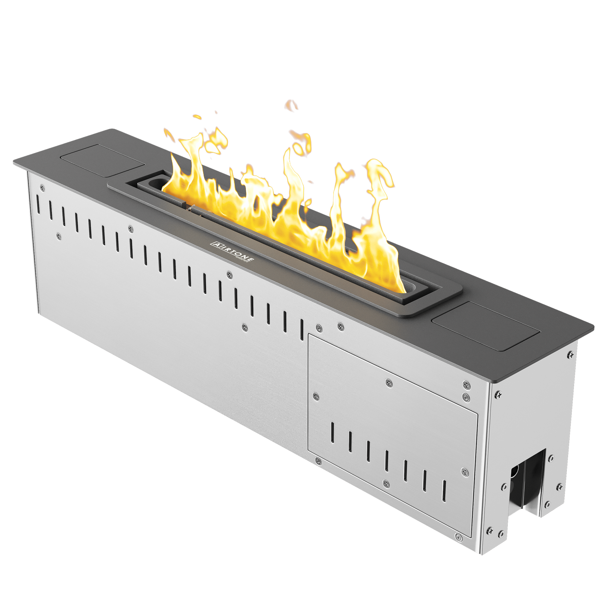 Автоматический встраиваемый биокамин самый узкий в мире с пультом управления Airtone Slim 600