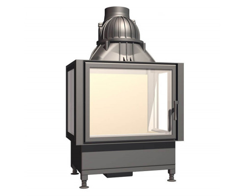 Каминная топка трехсторонняя с подъемным механизмом и системой чистого стекла Schmid Ekko U 67(45)57 h