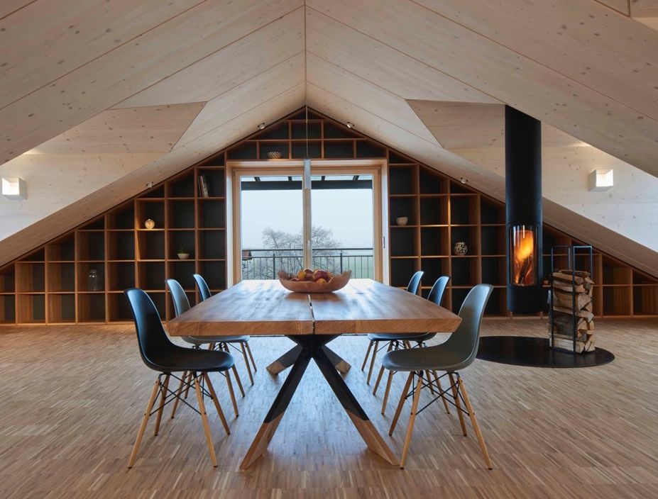 Камин подвесной со сбалансированной тягой черный Focus Slimfocus