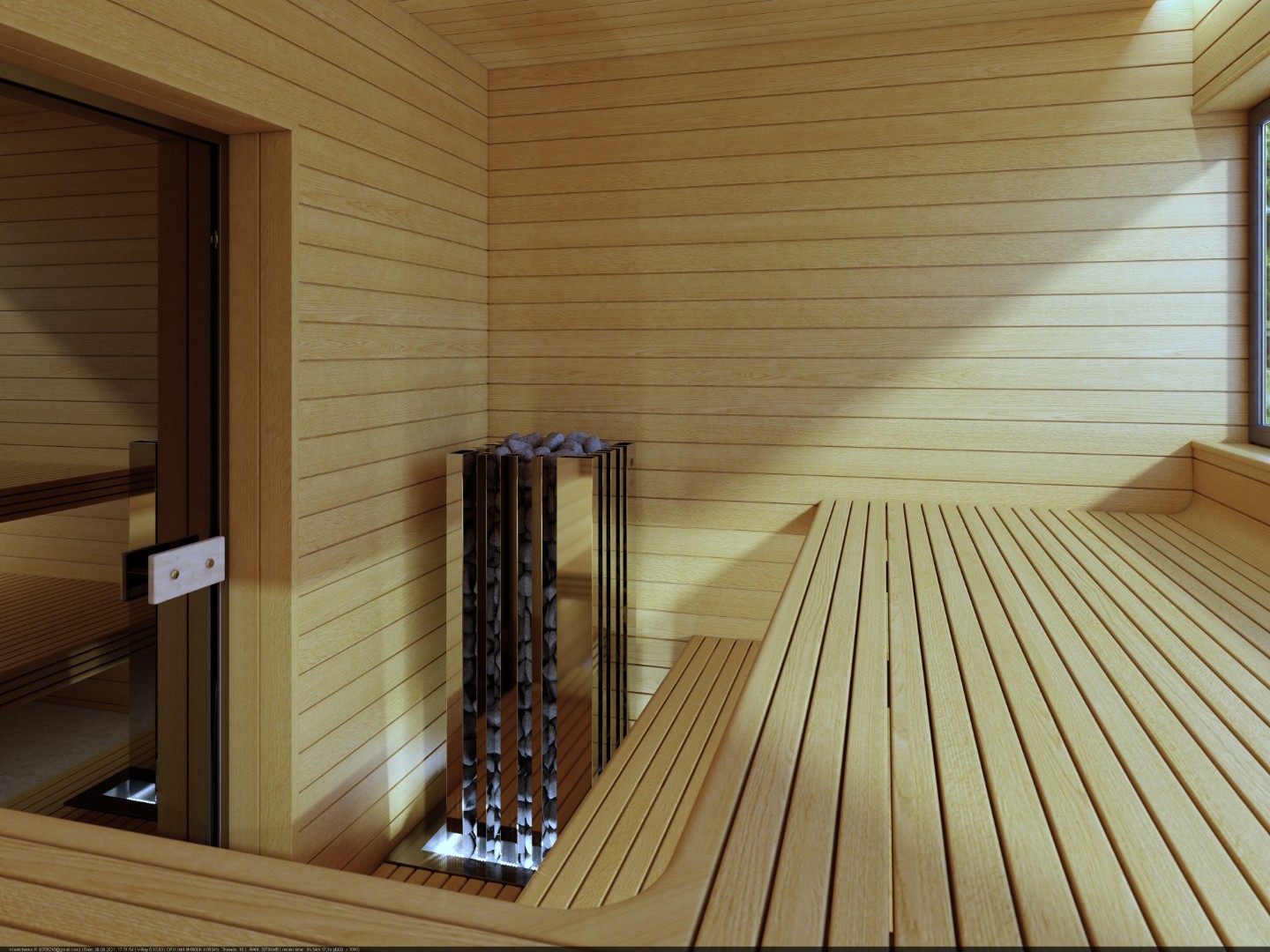 Печь для сауны электрическая IKI Monolith 15,9 кВт 1590