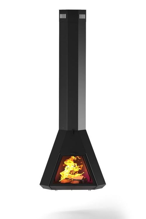 Камин пристенный подвесной угловой OpenFire PRISM COMFORT