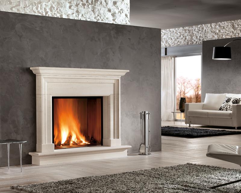 Каминная топка с прямым стеклом и подъемной дверцей Piazzetta ME 70 P04907000