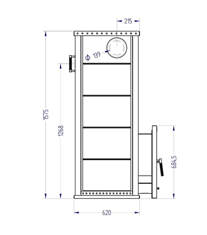 Талькомагнезит толщиной 40 мм Klover KLV RT 35-RV