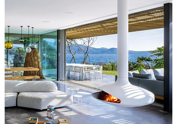 Подвесной островной газовый камин Focus Gyrofocus 1g