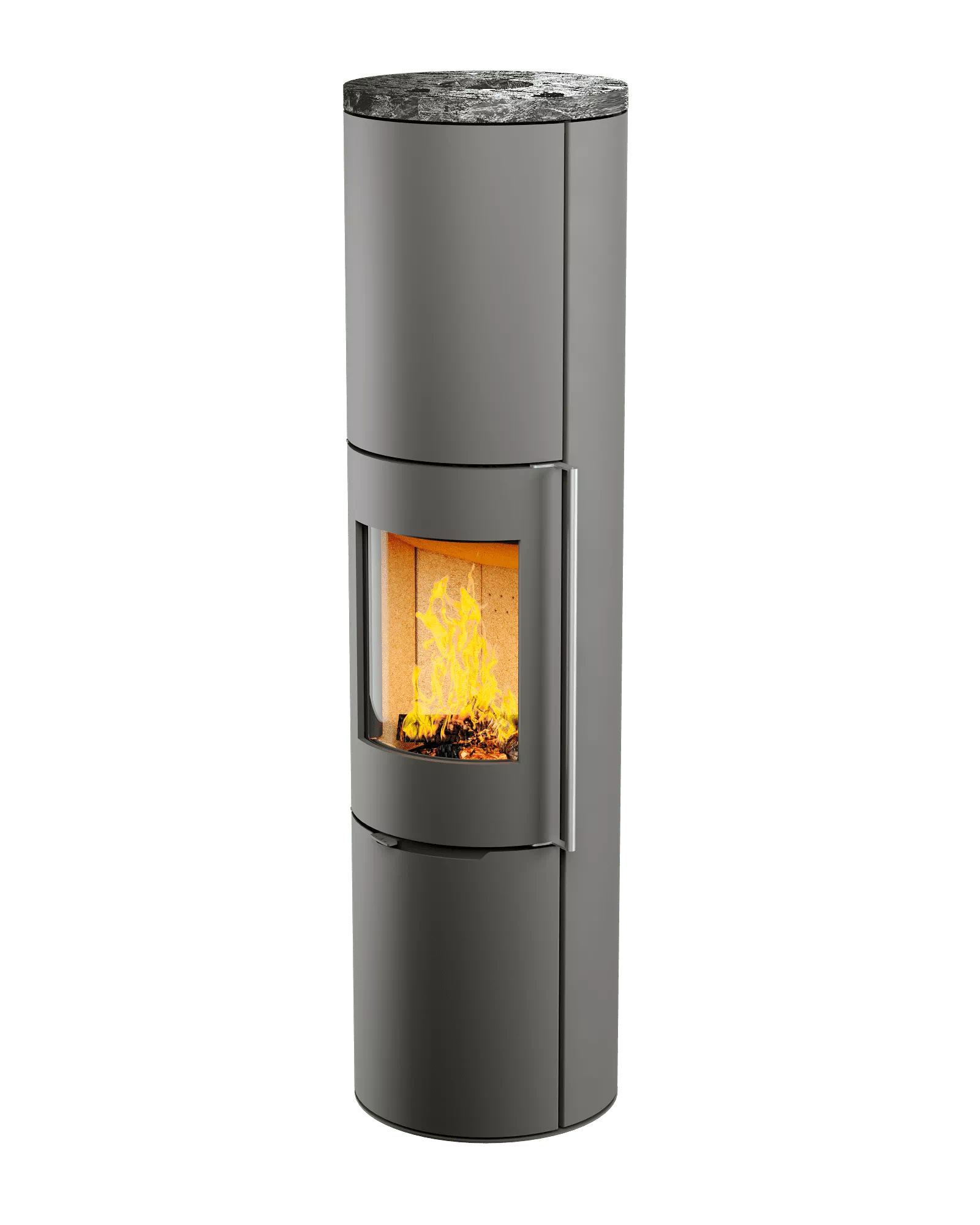 Печь-камин с пироксенитовой крышкой и длинной черной ручкой Astov R1.0 XXXL купить в Санкт-Петербурге