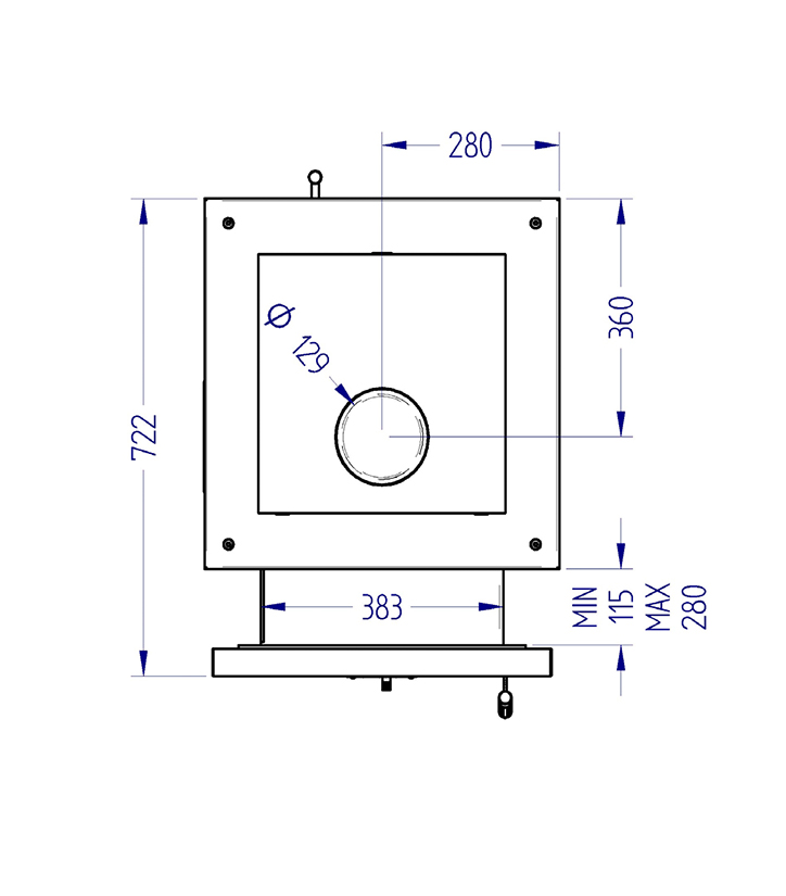 Печь для бани с облицовкой из талькомагнезита Klover RT 20-RV
