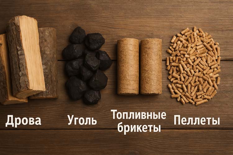Различные виды топлива