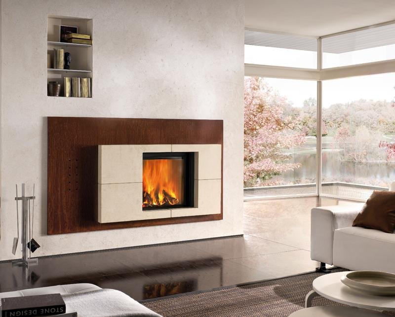 Каминная топка стальная с прямым стеклом Piazzetta MC 65/60 P04806000