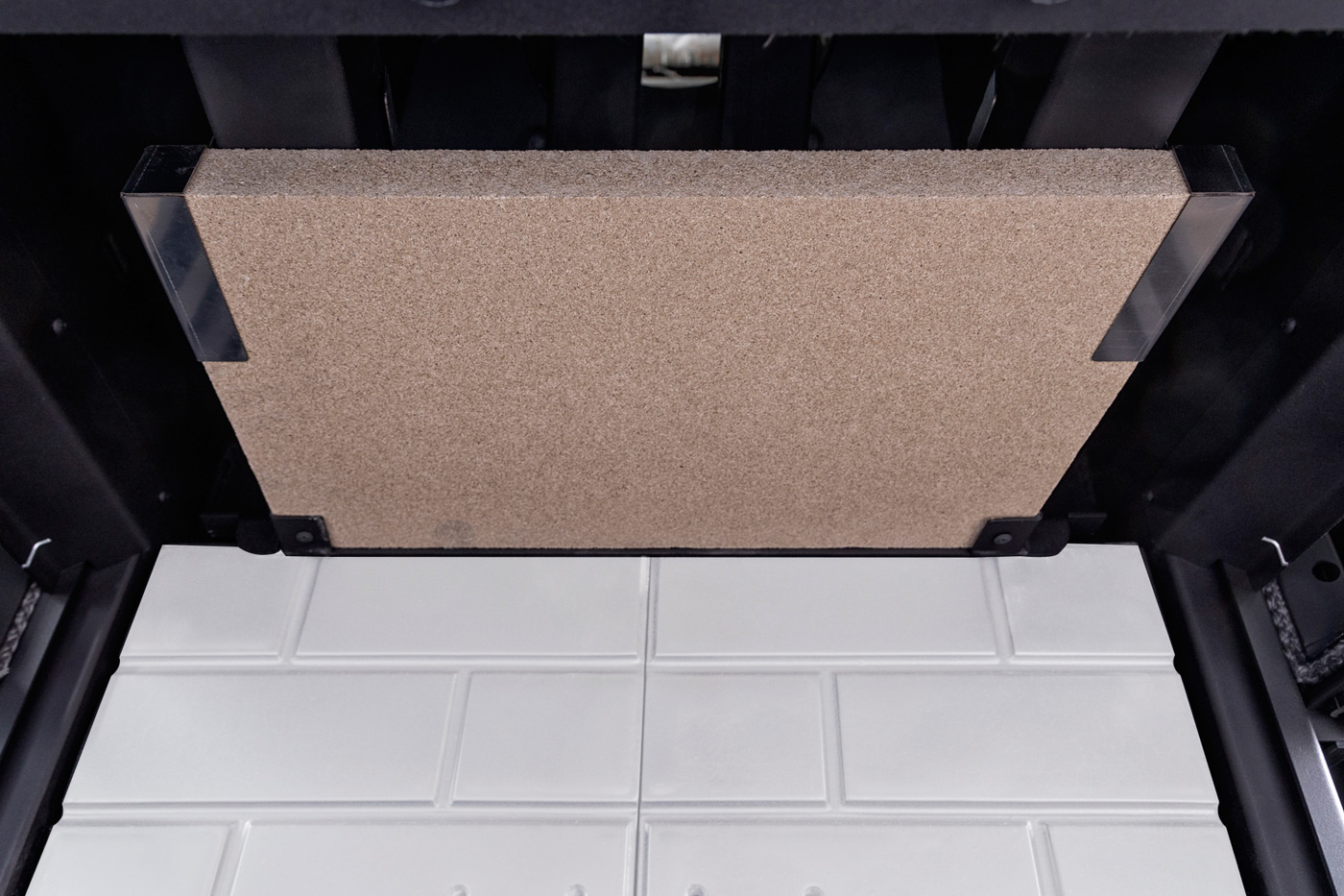 Каминная топка трехсторонняя с подовым горением Экокамин Дельта 800P