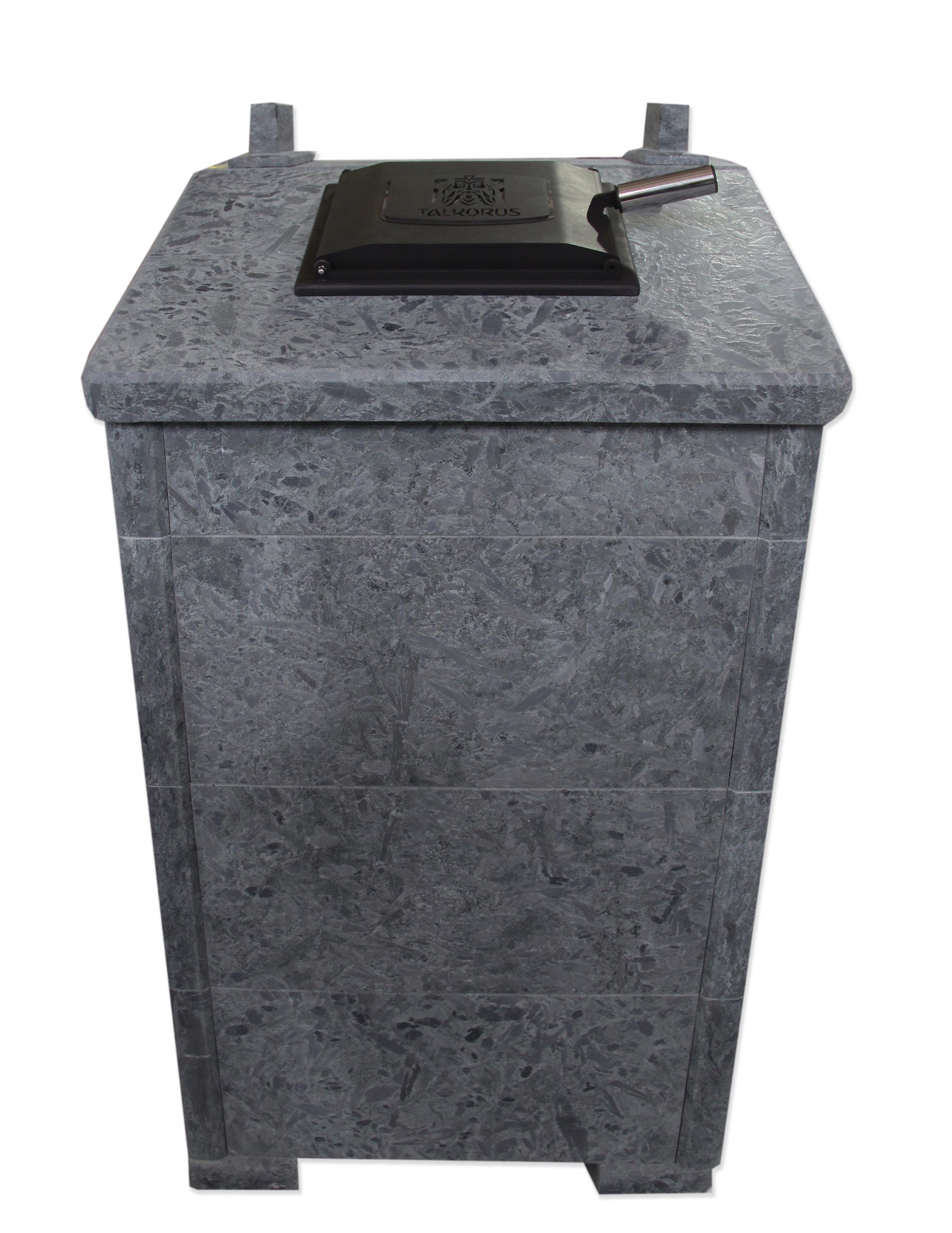 Печь для бани с выносной топкой и облицовкой из серпентинита Talkorus Онего 25 SA-150